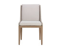 SORRENTO DINING CHAIR - DRIFT BROWN PALAZZO CREAM