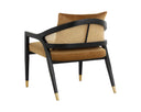 KIRSTEN LOUNGE CHAIR - GOLD SKY