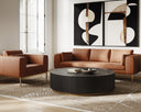 KALLA COFFEE TABLE - ROUND CHARCOAL