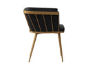 CAILY DINING ARMCHAIR - ABBINGTON BLACK