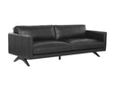 ROGERS SOFA - CORTINA BLACK LEATHER
