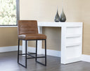 SPYROS COUNTER STOOL - TOBACCO TAN