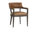 BRYLEA DINING ARMCHAIR - BROWN SHALIMAR TOBACCO LEATHER