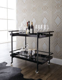 LIVINGSTON BAR CART - BLACK