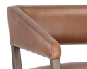 CARLYLE LOUNGE CHAIR - SHALIMAR TOBACCO LEATHER