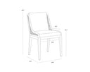 SORRENTO DINING CHAIR - DRIFT BROWN PALAZZO CREAM