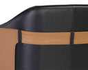 CARTER COUNTER STOOL - NAPA BLACK NAPA COGNAC