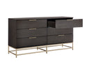 Calden Dresser - SMALL GOLD CHARCOAL GREY
