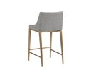 DIONNE COUNTER STOOL - MONUMENT PEBBLE