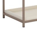 Calden Nightstand - LARGE CHAMPAGNE GOLD CREAM