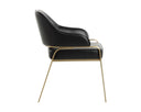 MALACHI DINING ARMCHAIR - CANTINA BLACK