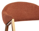 BURGOS DINING ARMCHAIR - BELFAST RUST
