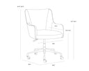FRANKLIN OFFICE CHAIR - BEIGE LINEN