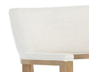 BRYLEA DINING ARMCHAIR - NATURAL HEATHER IVORY TWEED