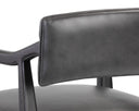 KEAGAN COUNTER STOOL - BRENTWOOD CHARCOAL LEATHER