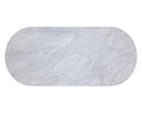 Sunden Dining Table - OVAL WHITE MARBLE 84