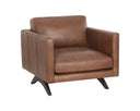 ROGERS ARMCHAIR - SHALIMAR TOBACCO LEATHER