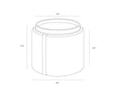 BORELLI STORAGE OTTOMAN - Default Title
