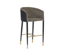 ASHER BARSTOOL - SPARROW GREY NAPA BLACK