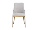 MARIE DINING CHAIR - BELFAST HEATHER GREY BRAVO METAL