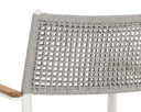 NAVA STACKABLE DINING ARMCHAIR - WHITE