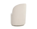 CAVOLI SWIVEL DINING CHAIR - EFFIE LINEN