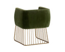 GALA DINING ARMCHAIR - FOREST GREEN