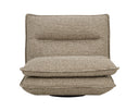 COLSON SWIVEL ARMLESS CHAIR - TORCHED MERINGUE
