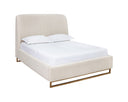 NEVIN BED - QUEEN DOVE CREAM