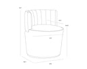 AUGUST LOUNGE CHAIR - Default Title
