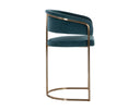 MARRIS COUNTER STOOL - GOLD DANNY TEAL