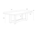 AREZZA DINING TABLE - Default Title