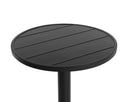 MERANO BAR TABLE - ROUND BLACK
