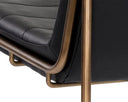 ANTON LOUNGE CHAIR - VINTAGE BLACK