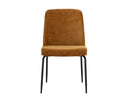 ZEKE DINING CHAIR - BLACK BERGEN MARMALADE