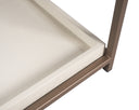 Calden Nightstand - SMALL CHAMPAGNE GOLD CREAM