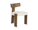 HORTON DINING CHAIR - WARM BROWN GERALT LINEN