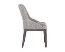 ESTRADA DINING CHAIR - NAYA CHECK LIGHT GREY