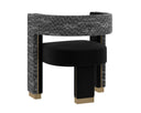 ADAMINA DINING ARMCHAIR - ABBINGTON BLACK HOBBES NIGHT