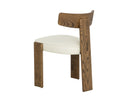 HORTON DINING CHAIR - WARM BROWN GERALT LINEN
