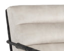 TRISTEN LOUNGE CHAIR - NONO CREAM NONO DARK GREEN