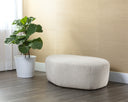 SORAYA OTTOMAN - DOVE CREAM