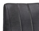 DREW DINING CHAIR - BLACK BRAVO PORTABELLA