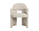 SNOWDEN DINING ARMCHAIR - NOAH ECRU