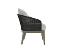 CAPRI LOUNGE CHAIR - SMOKE GREY COPACABANA MARBLE