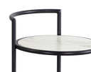 Forvyn End Table - BLACK MARBLE LOOK NATURAL