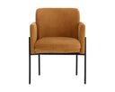 RICHIE DINING ARMCHAIR - BLACK DANNY AMBER
