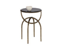 ALICENT END TABLE - BLACK MARBLE