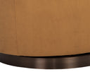 HAZEL SWIVEL LOUNGE CHAIR - DARK BRONZE GOLD SKY
