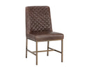 LEIGHLAND DINING CHAIR - HAVANA DARK BROWN